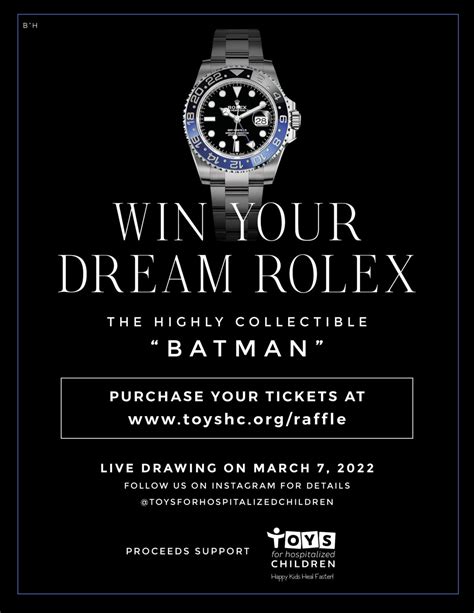 rolex competition watches|Rolex raffle 2024.